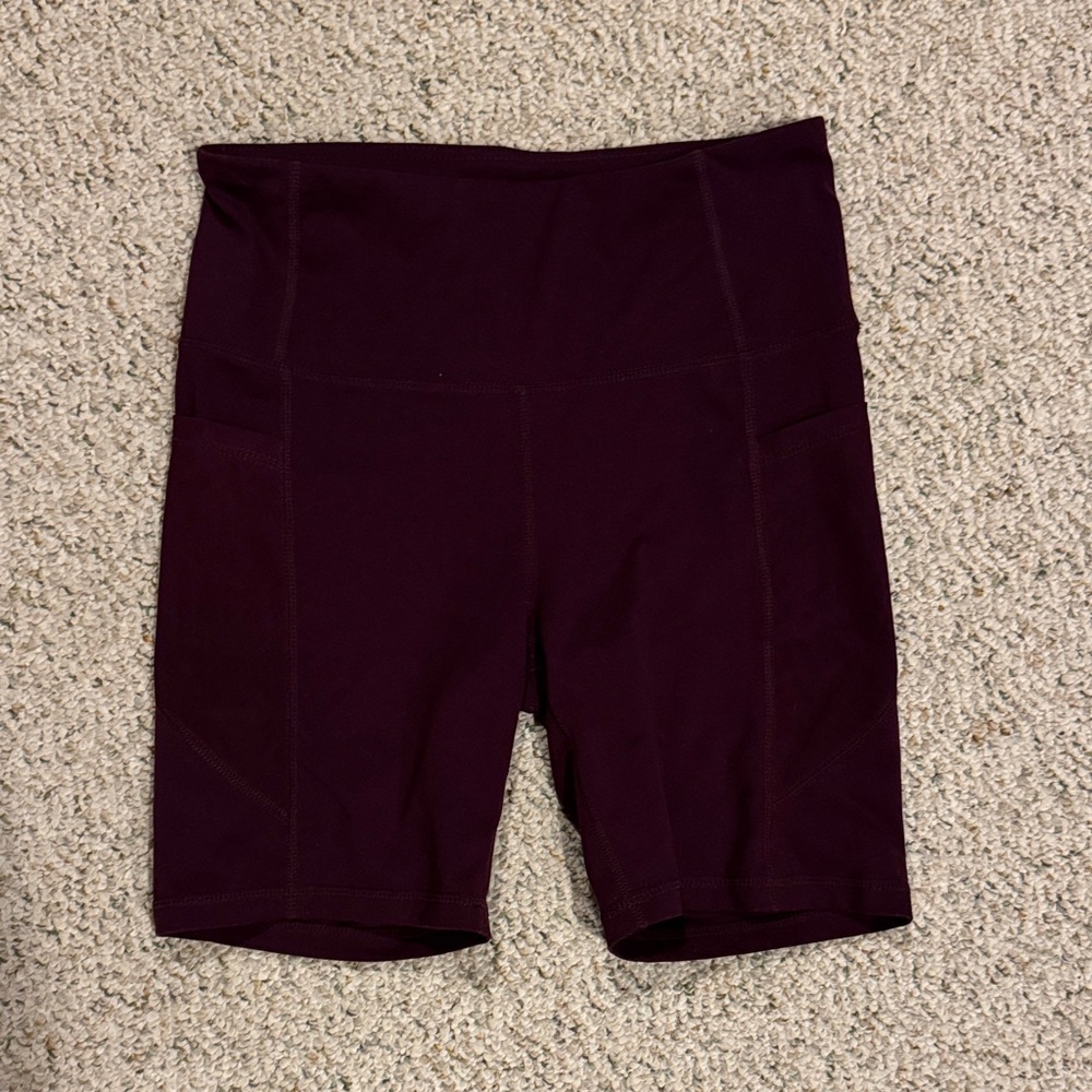 Women's Reebok Burgundy Shorts